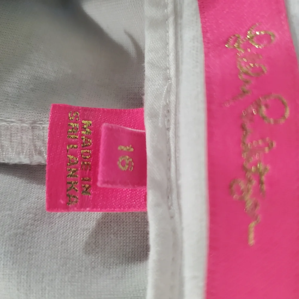 LILLY PULITZER Scalloped Shorts Size 16 - Picture 5 of 7